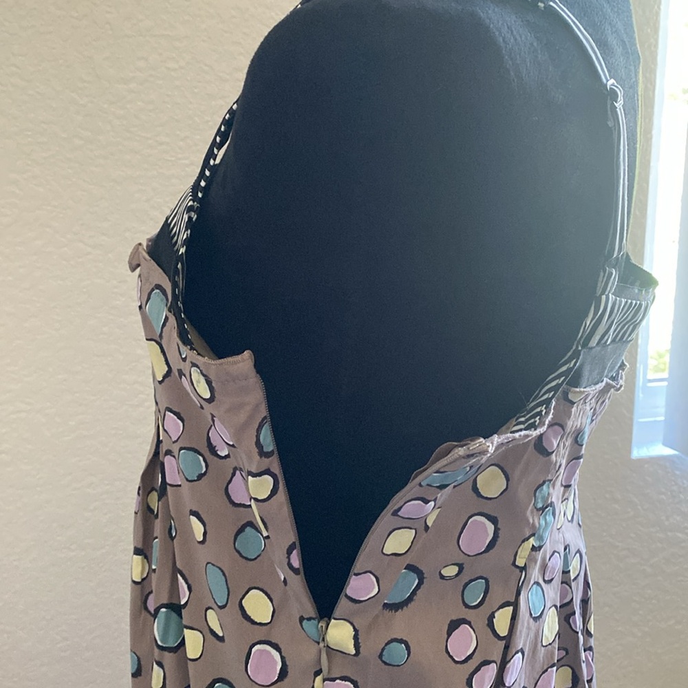 BCBG Max Azria size 2 dress stripes and polka dots! - Picture 10 of 14